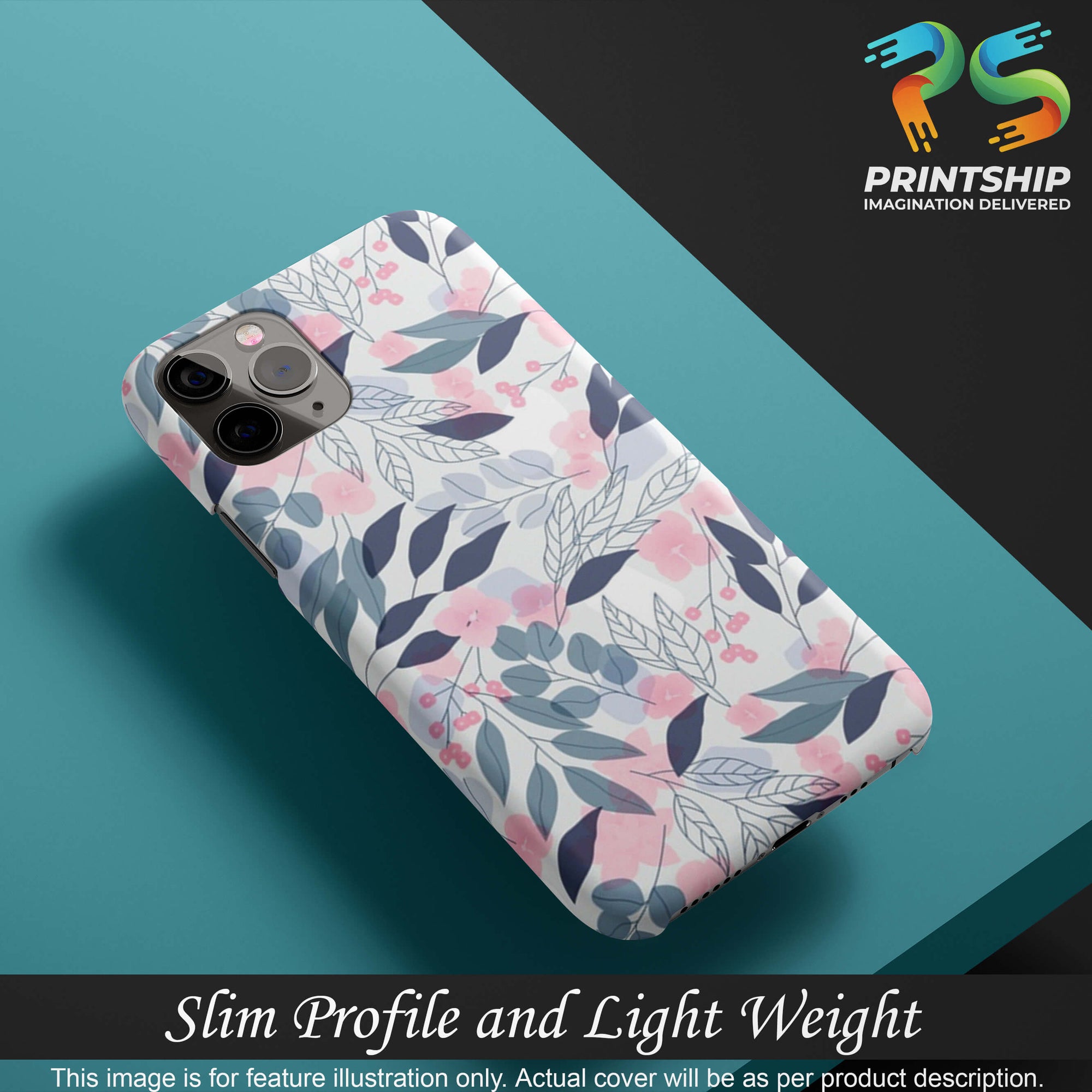 PS1333-Flowery Patterns Back Cover for Xiaomi Poco X3 Pro-Image4