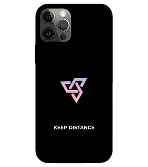 PS1334-Keep Distance Back Cover for Apple iPhone 12 Pro