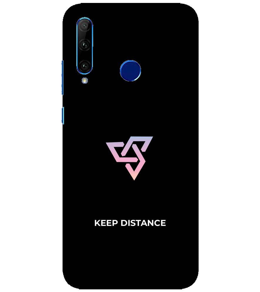 PS1334-Keep Distance Back Cover for Huawei Honor 10i