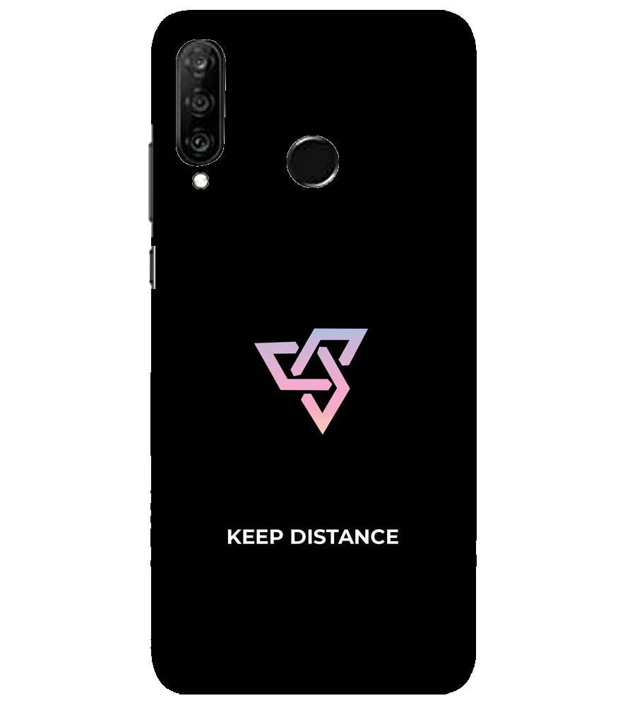 PS1334-Keep Distance Back Cover for Huawei nova 4e