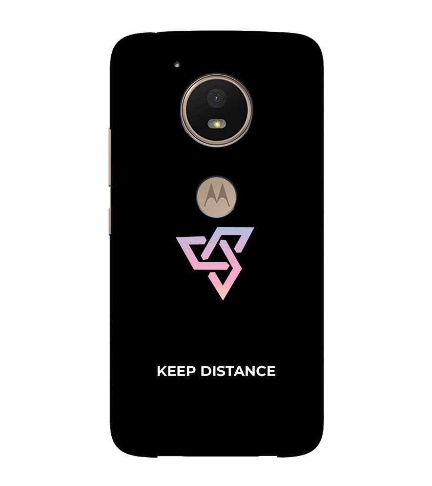 PS1334-Keep Distance Back Cover for Motorola Moto E4 Plus