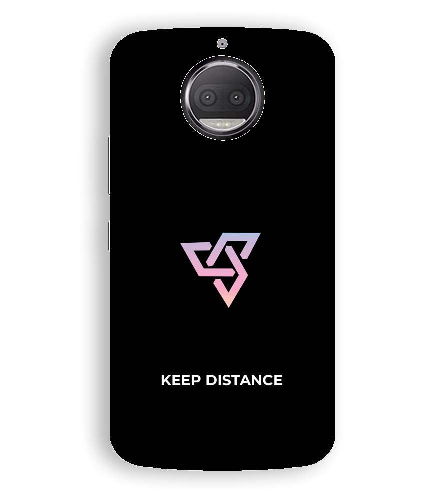 PS1334-Keep Distance Back Cover for Motorola Moto G5S Plus