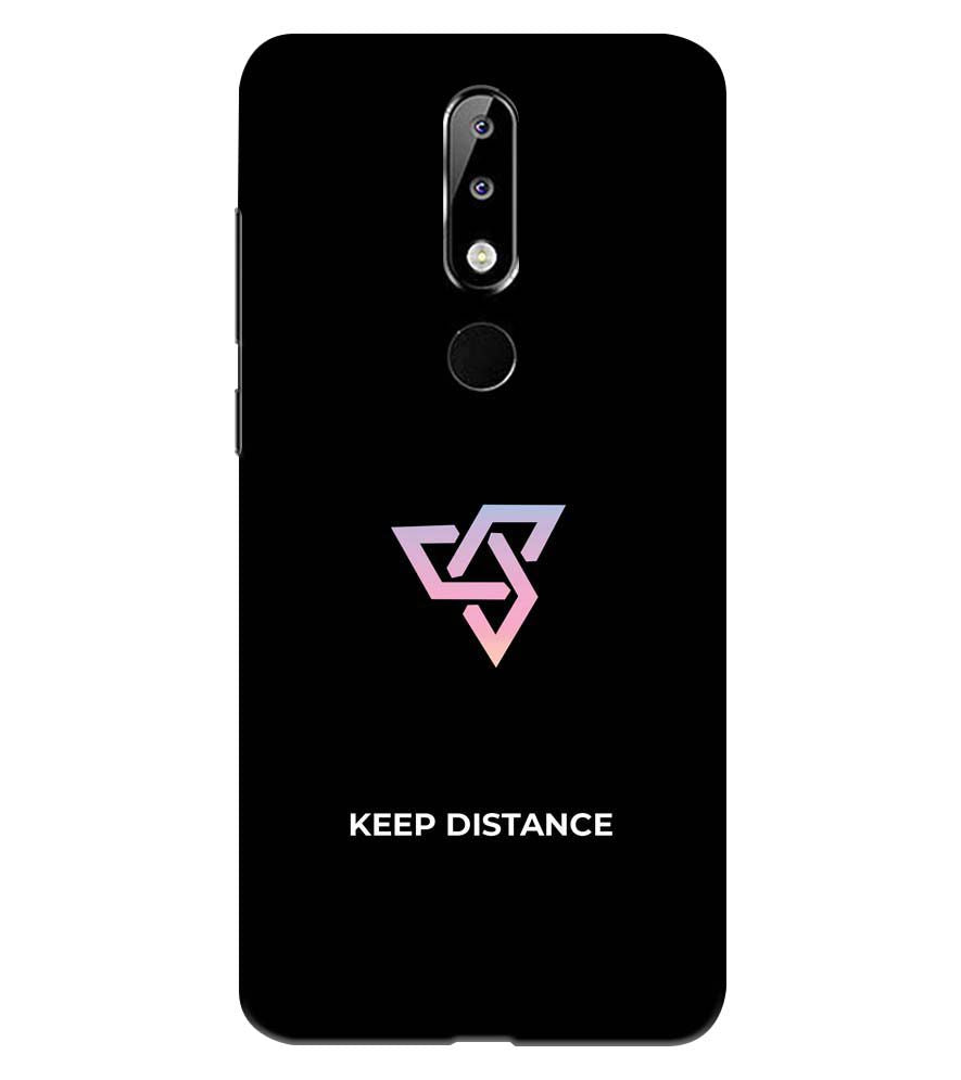 PS1334-Keep Distance Back Cover for Nokia 5.1 Plus (Nokia X5)