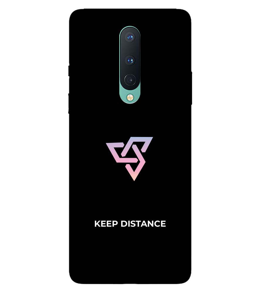 PS1334-Keep Distance Back Cover for OnePlus 8