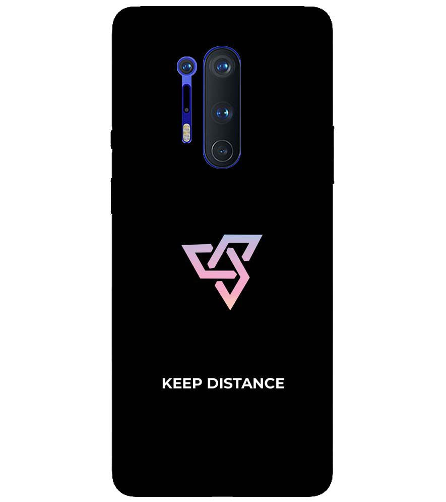 PS1334-Keep Distance Back Cover for OnePlus 8 Pro