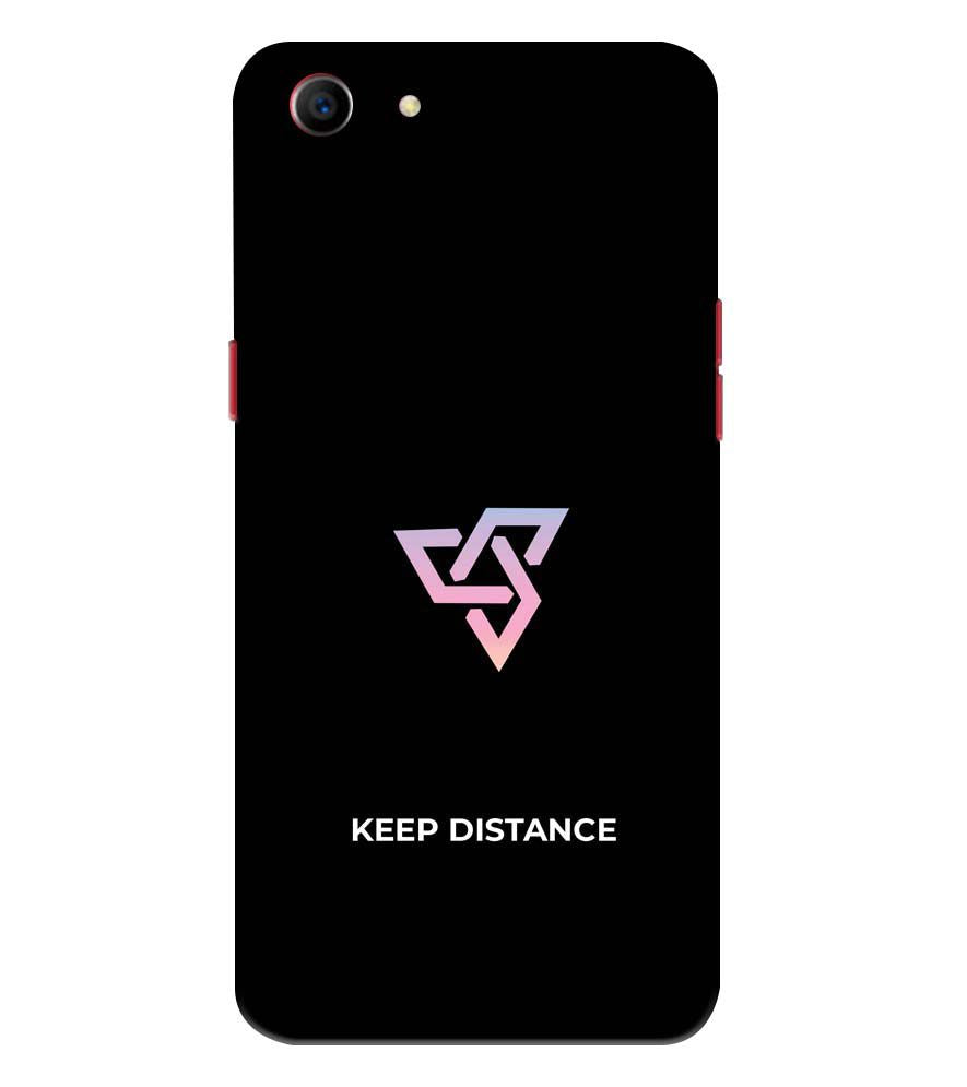 PS1334-Keep Distance Back Cover for Oppo A1