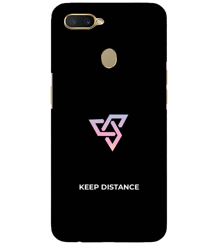 PS1334-Keep Distance Back Cover for Oppo A12