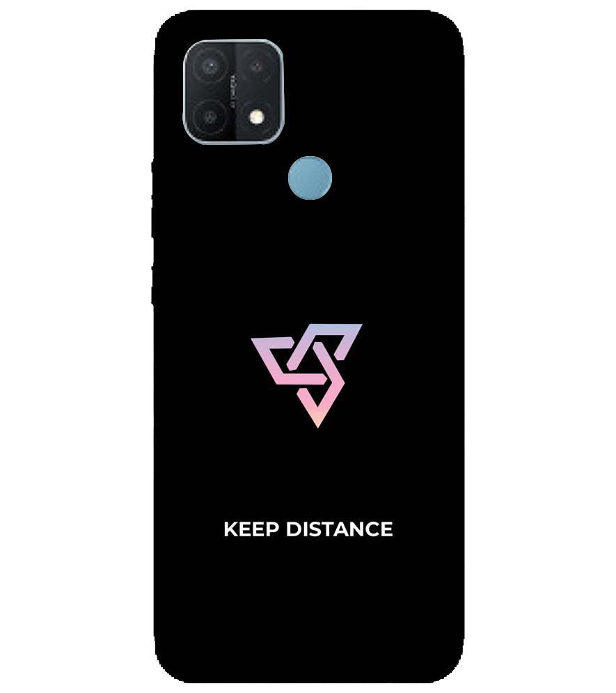 PS1334-Keep Distance Back Cover for Oppo A15 and Oppo A15s