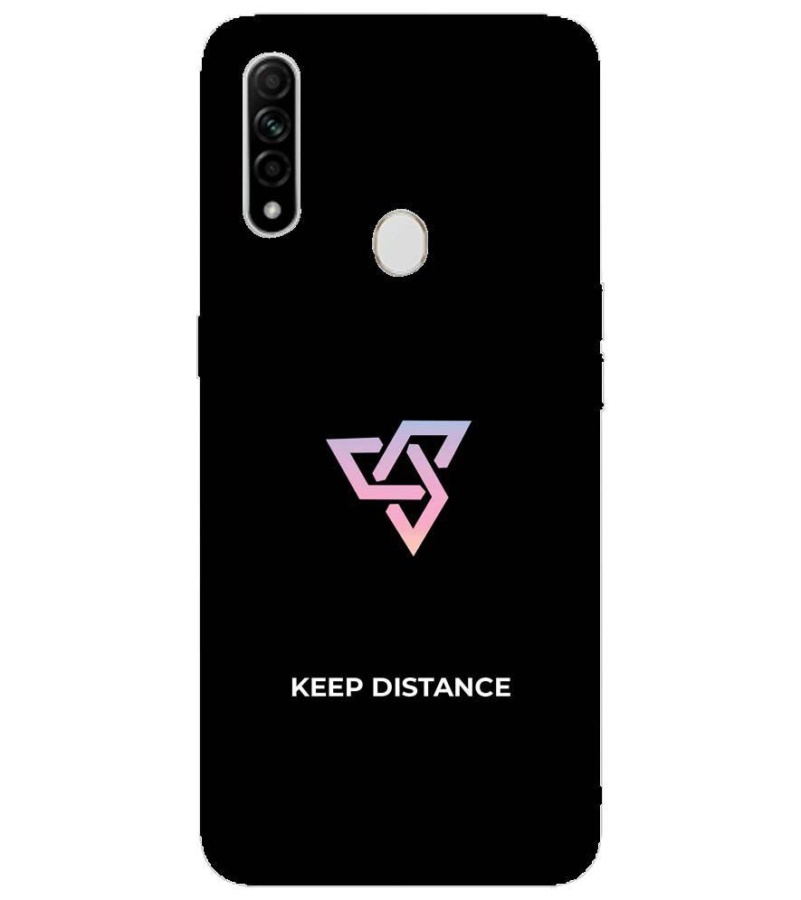 PS1334-Keep Distance Back Cover for Oppo A31