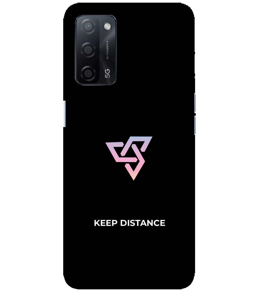 PS1334-Keep Distance Back Cover for Oppo A53s 5G