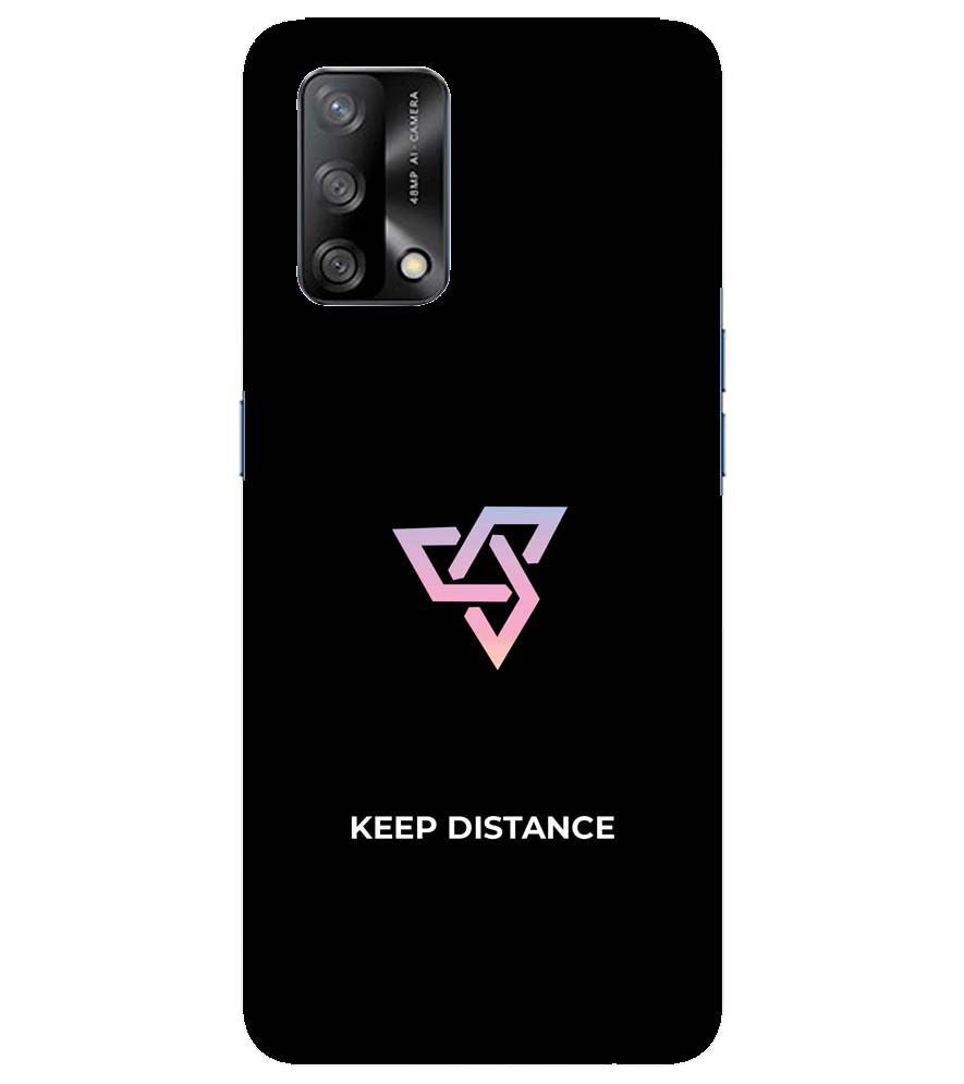 PS1334-Keep Distance Back Cover for Oppo F19
