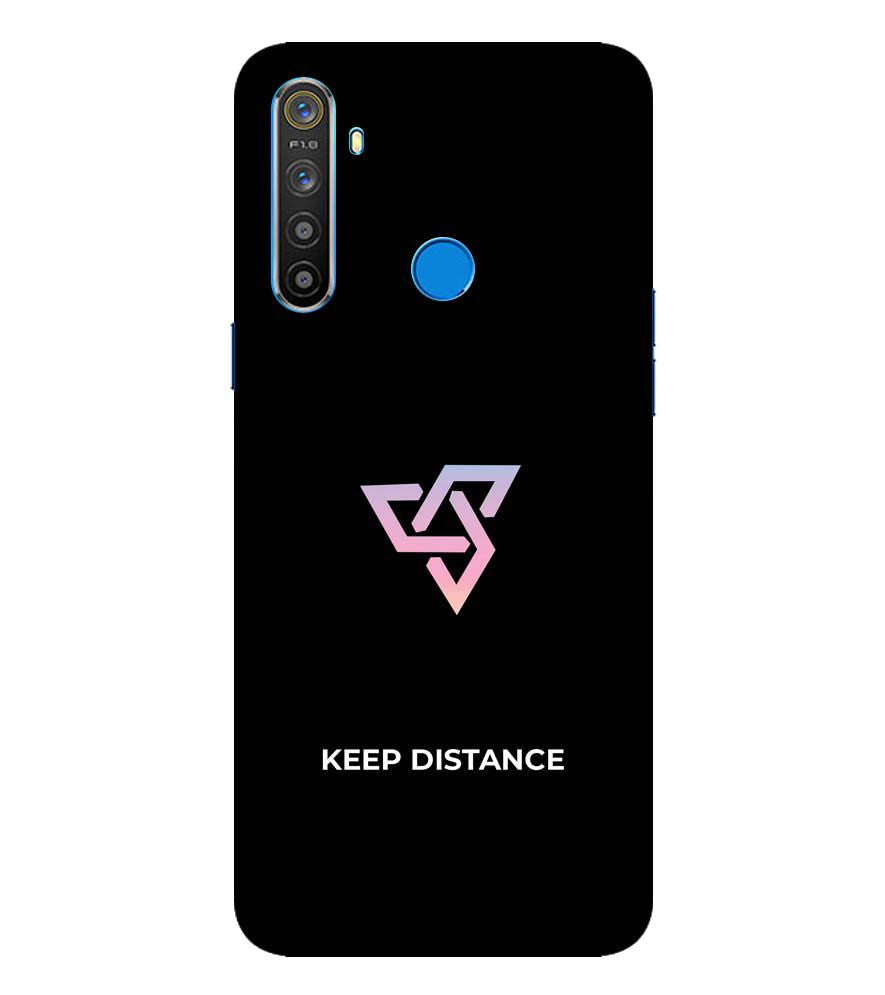 PS1334-Keep Distance Back Cover for Realme 5
