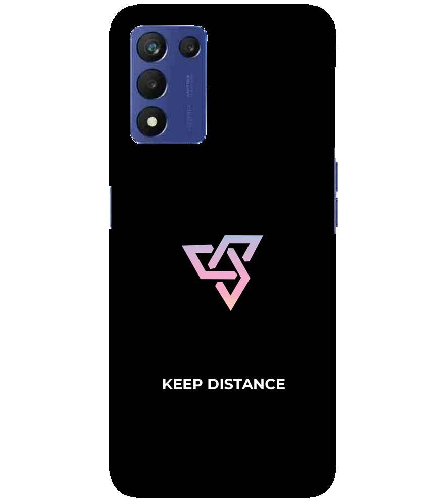PS1334-Keep Distance Back Cover for Realme 9 5G Speed