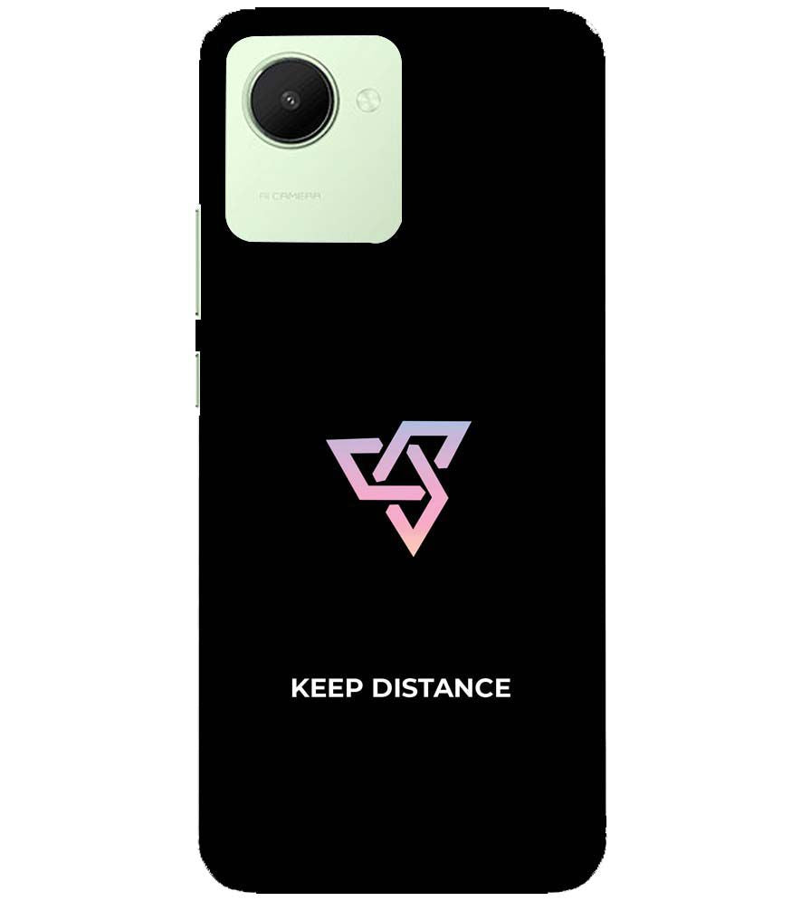 PS1334-Keep Distance Back Cover for Realme C30