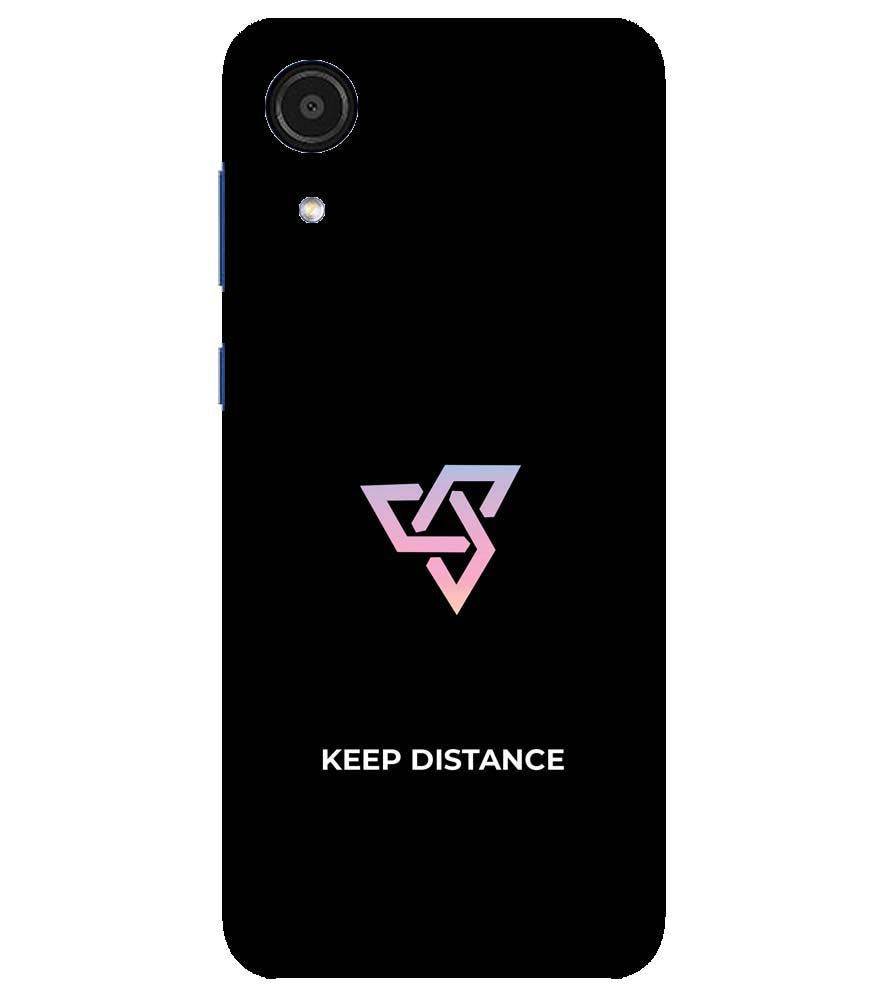PS1334-Keep Distance Back Cover for Samsung Galaxy A03 Core
