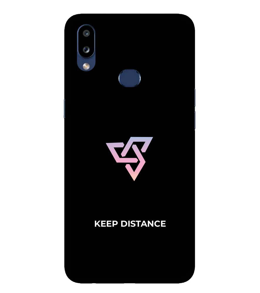 PS1334-Keep Distance Back Cover for Samsung Galaxy A10s