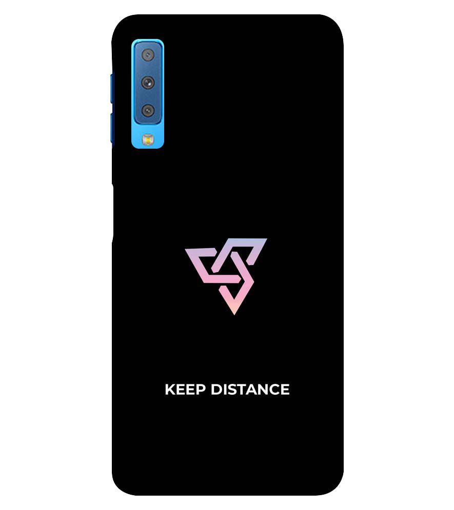 PS1334-Keep Distance Back Cover for Samsung Galaxy A7 (2018)