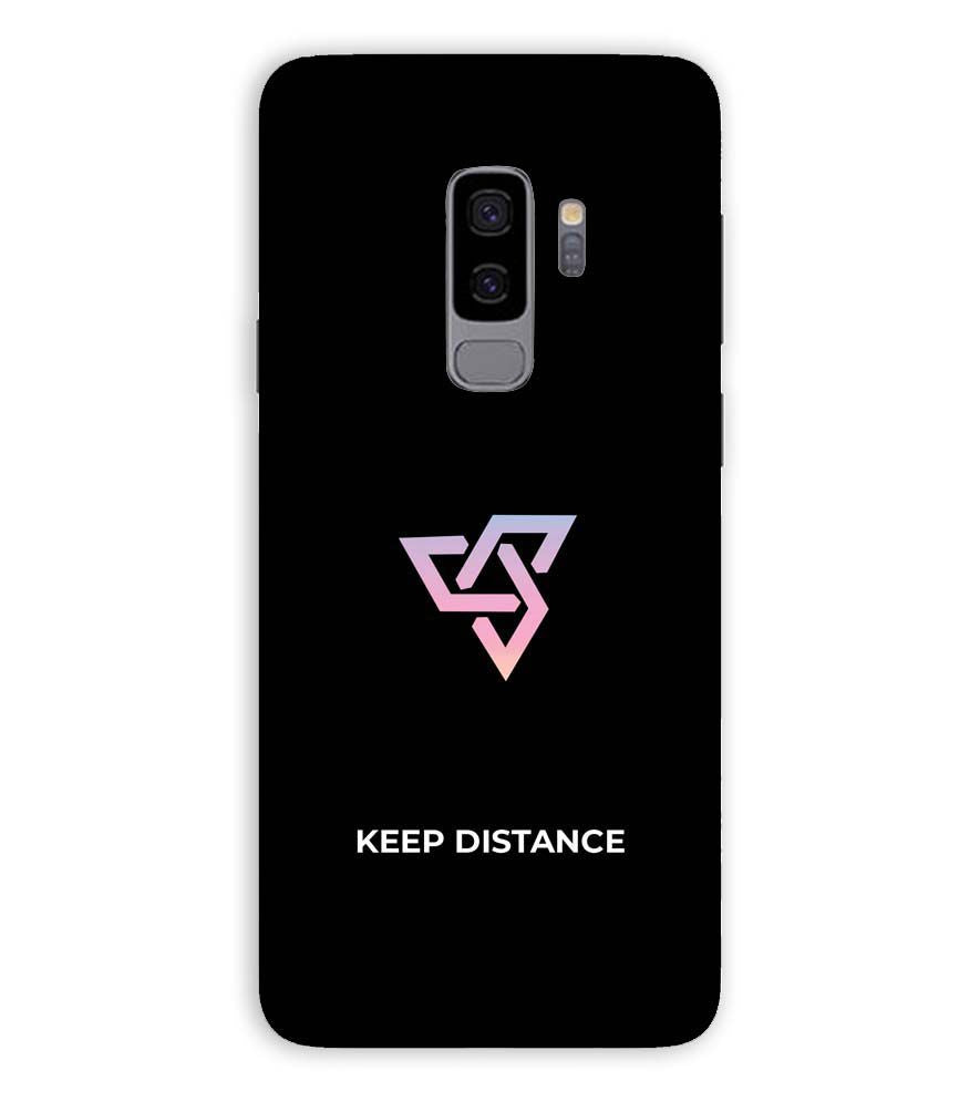 PS1334-Keep Distance Back Cover for Samsung Galaxy S9+ (Plus)