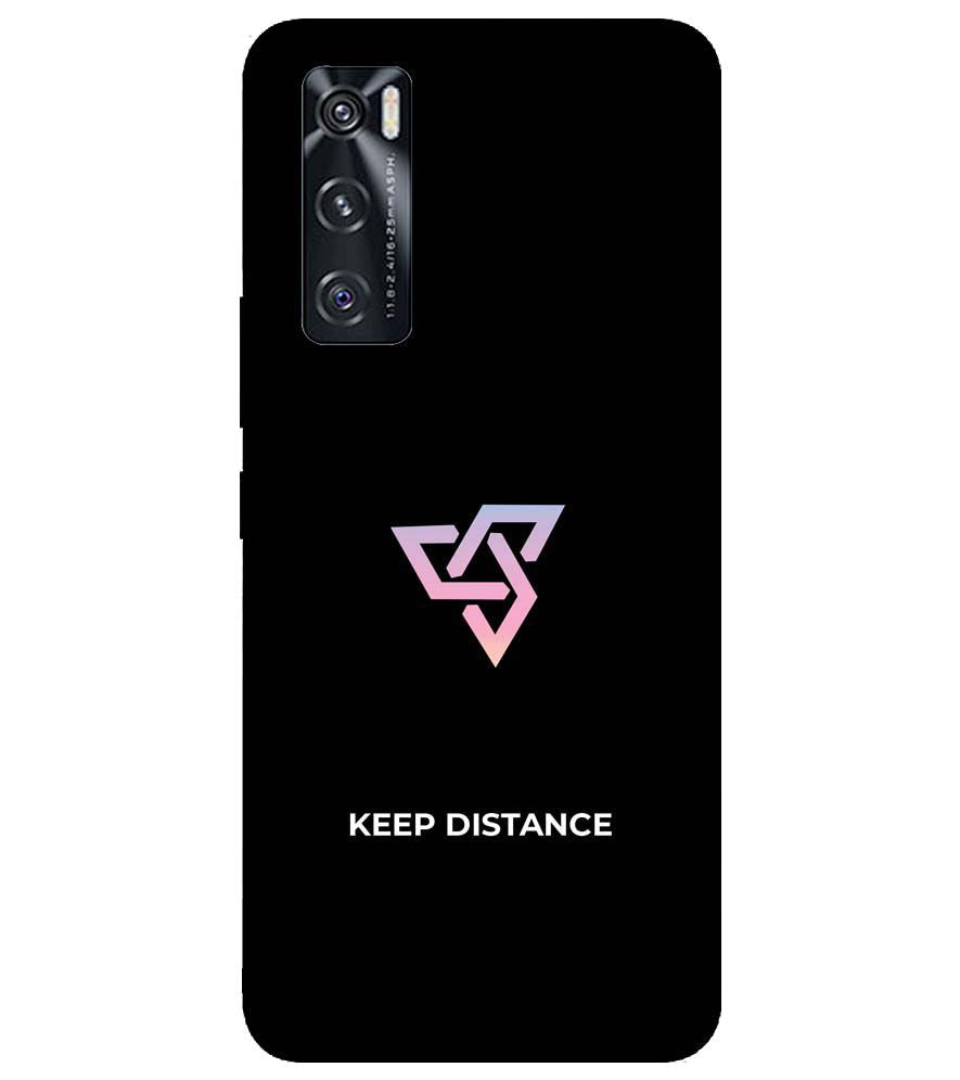 PS1334-Keep Distance Back Cover for vivo V20 SE