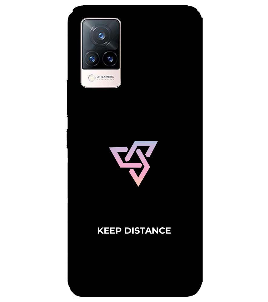 PS1334-Keep Distance Back Cover for Vivo V21 5G