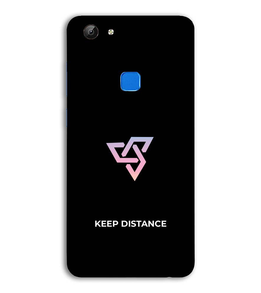 PS1334-Keep Distance Back Cover for Vivo V7 (5.7 Inch Screen)