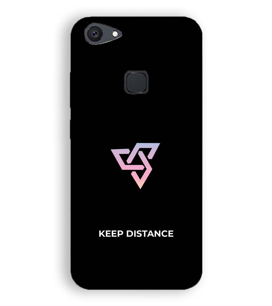 PS1334-Keep Distance Back Cover for Vivo V7 Plus