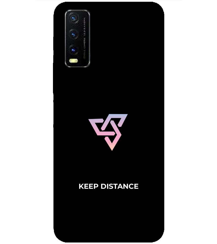 PS1334-Keep Distance Back Cover for vivo Y20t