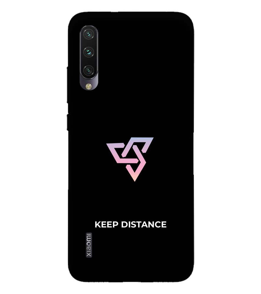 PS1334-Keep Distance Back Cover for Xiaomi Mi A3