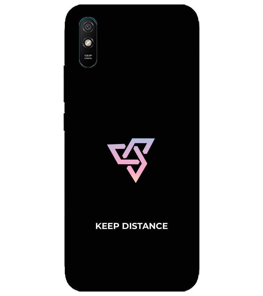 PS1334-Keep Distance Back Cover for Xiaomi Redmi 9i