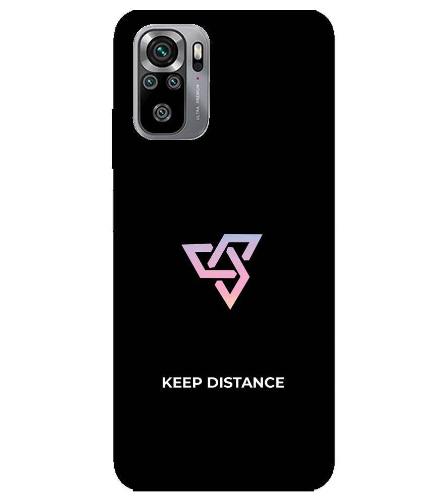 PS1334-Keep Distance Back Cover for Xiaomi Redmi Note 10