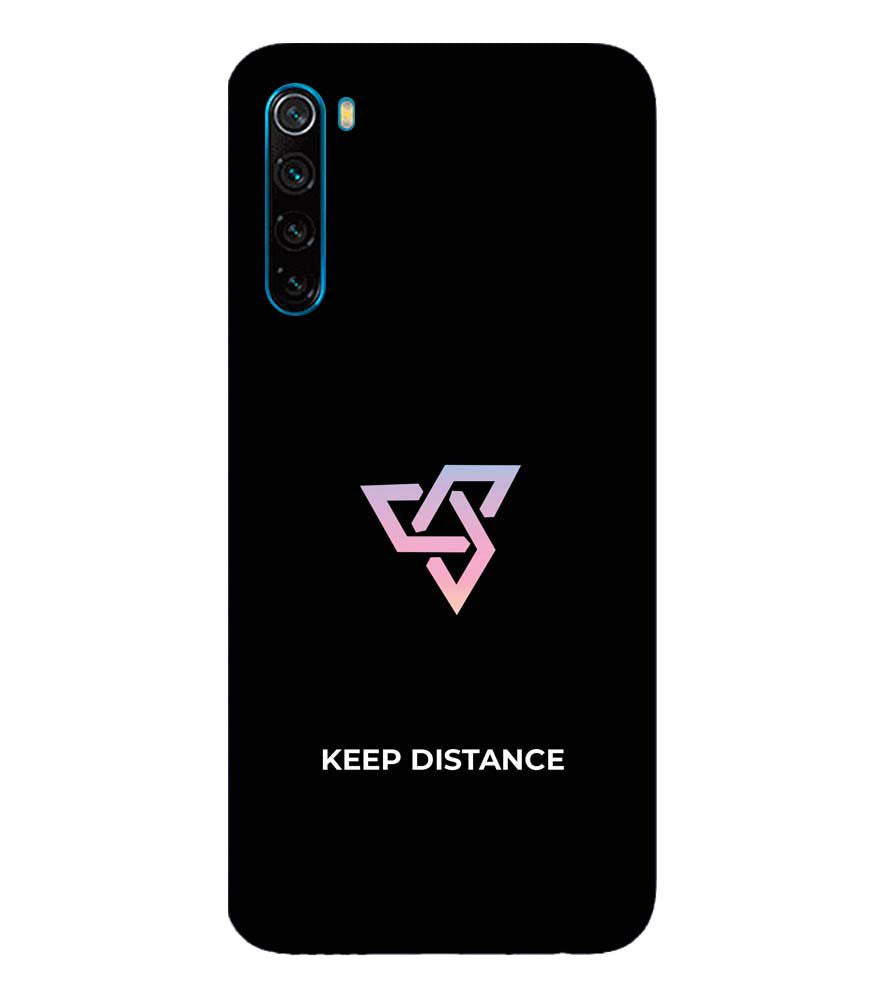 PS1334-Keep Distance Back Cover for Xiaomi Redmi Note 8