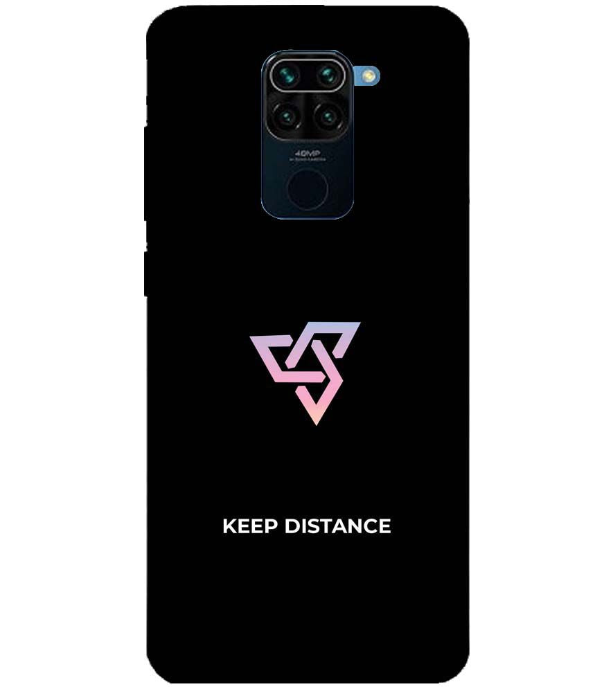 PS1334-Keep Distance Back Cover for Xiaomi Redmi Note 9