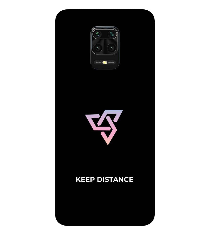 PS1334-Keep Distance Back Cover for Xiaomi Redmi Note 9S