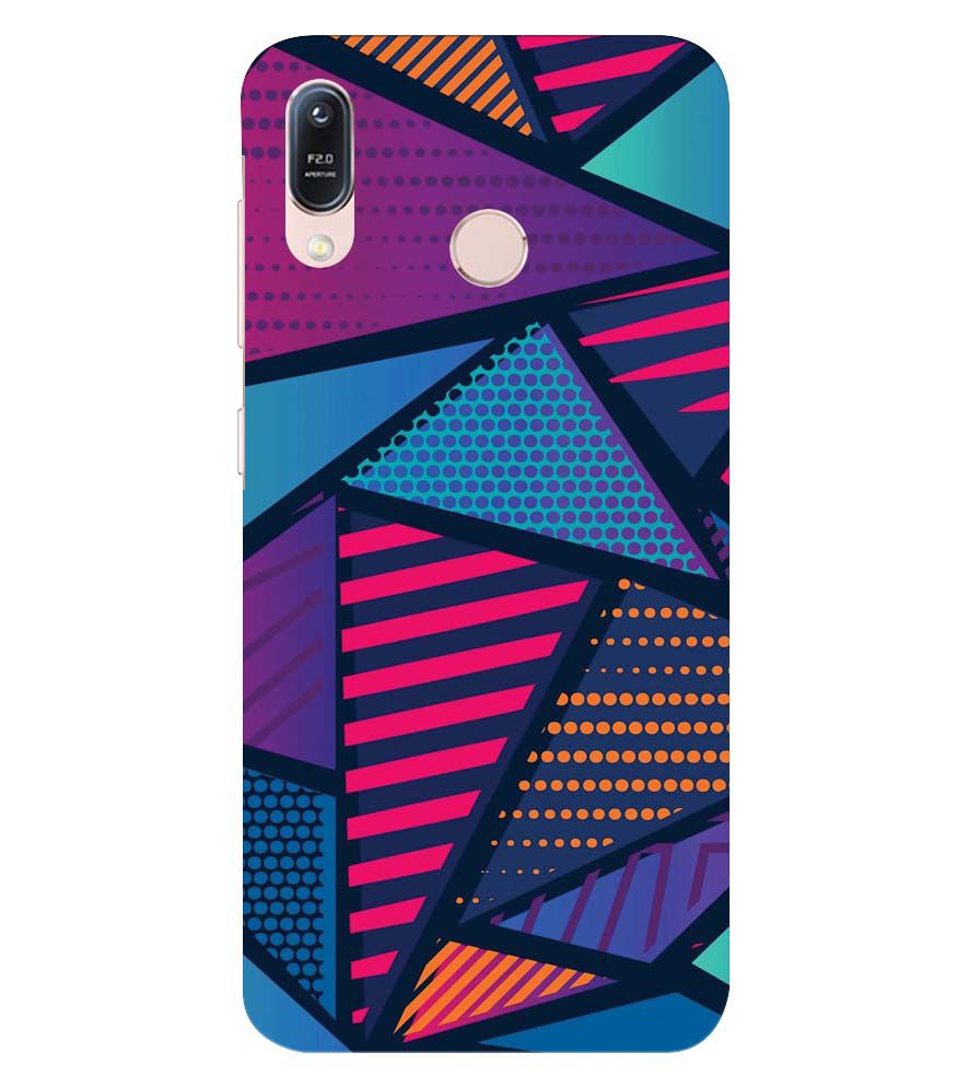 PS1335-Geometric Pattern Back Cover for Asus Zenfone Max (M1) ZB556KL