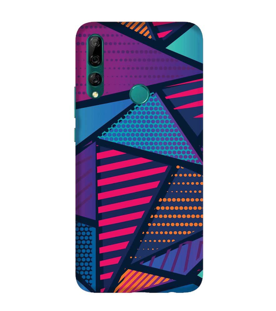 PS1335-Geometric Pattern Back Cover for Huawei Y9 Prime (2019)