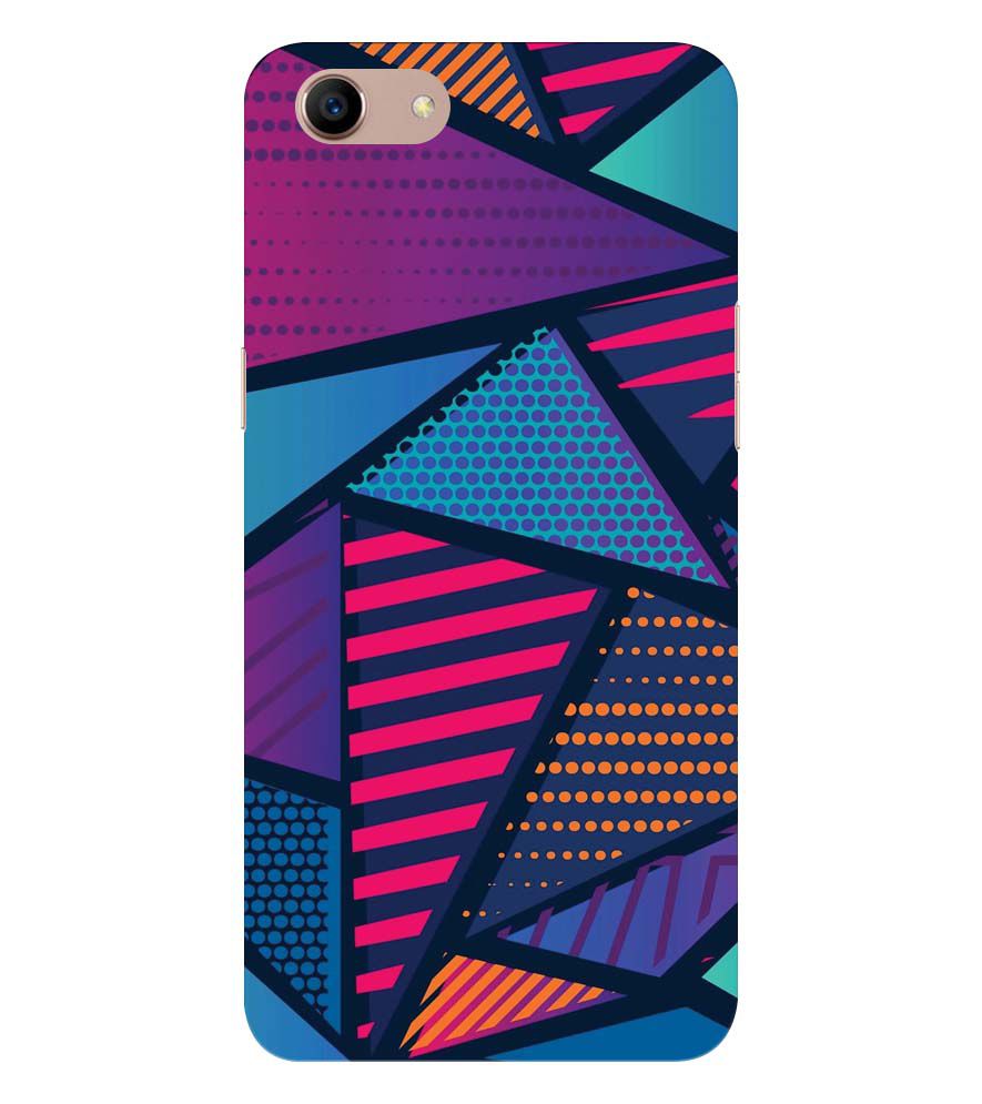 PS1335-Geometric Pattern Back Cover for Oppo A83