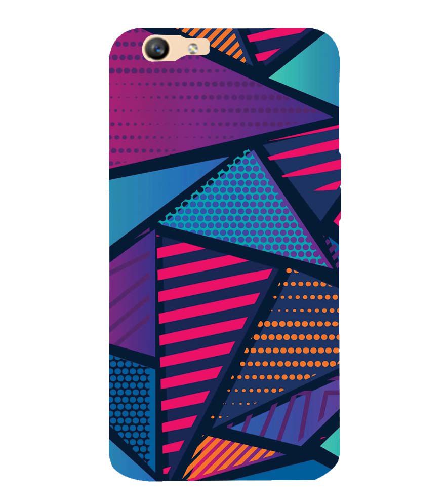 PS1335-Geometric Pattern Back Cover for Oppo F1s : A59