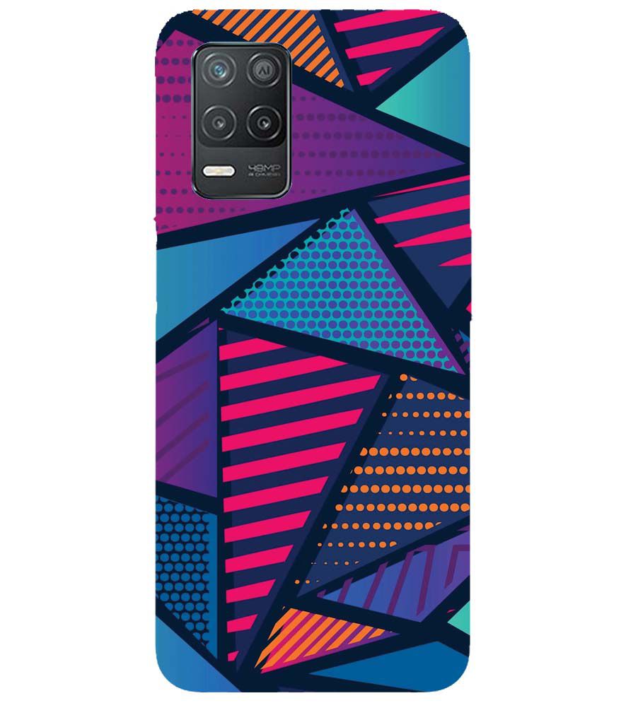 PS1335-Geometric Pattern Back Cover for Realme 9 5G