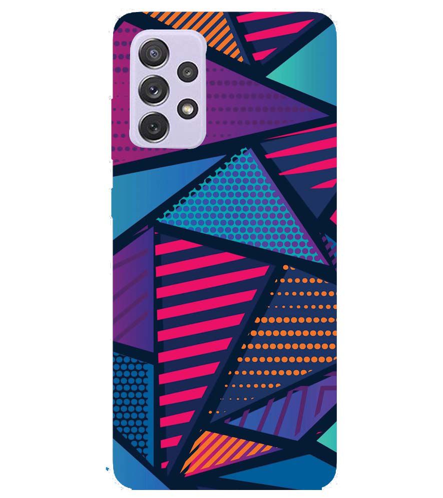 PS1335-Geometric Pattern Back Cover for Samsung Galaxy A72