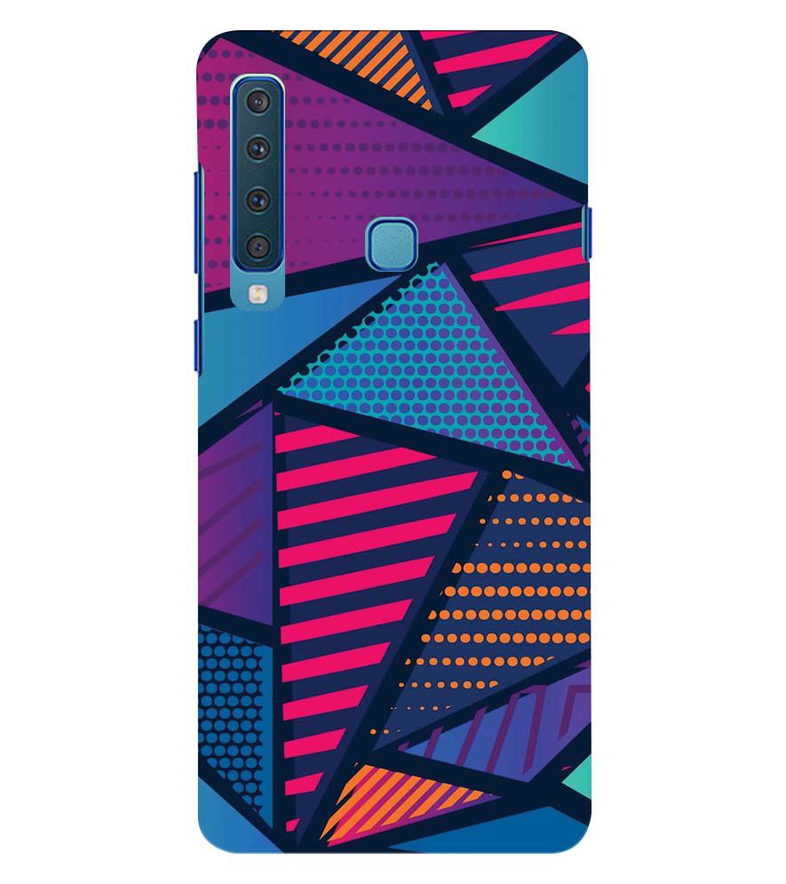 PS1335-Geometric Pattern Back Cover for Samsung Galaxy A9 (2018)