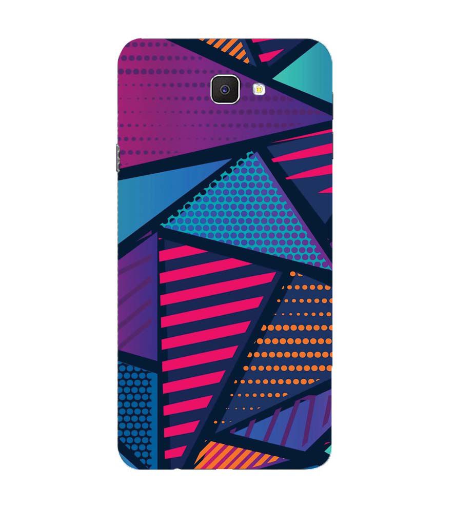 PS1335-Geometric Pattern Back Cover for Samsung Galaxy C9 Pro