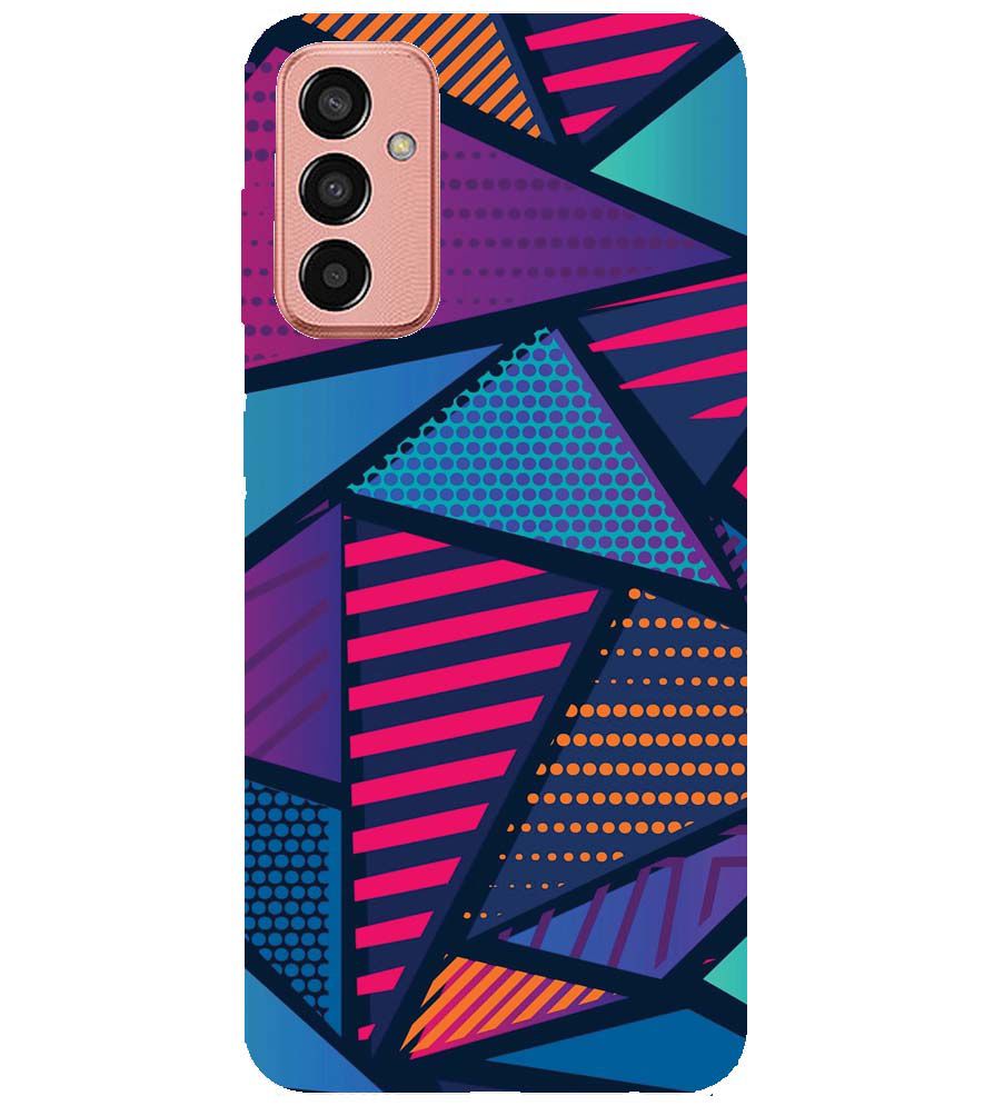 PS1335-Geometric Pattern Back Cover for Samsung Galaxy F13