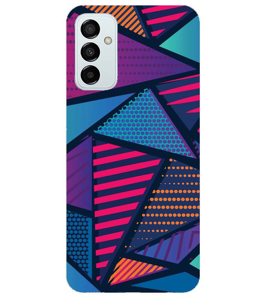 PS1335-Geometric Pattern Back Cover for Samsung Galaxy F23