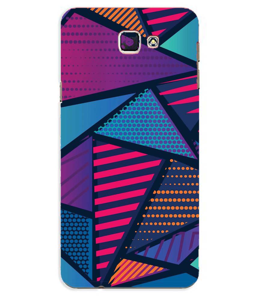 PS1335-Geometric Pattern Back Cover for Samsung Galaxy J5 Prime