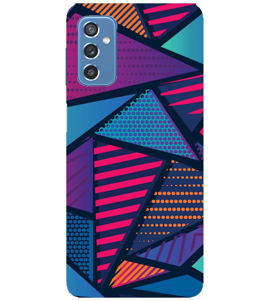 PS1335-Geometric Pattern Back Cover for Samsung Galaxy M52 5G