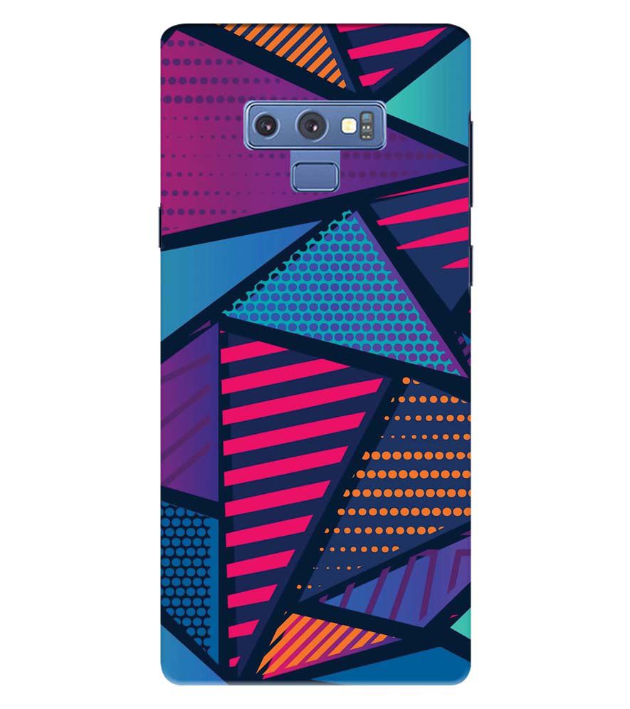 PS1335-Geometric Pattern Back Cover for Samsung Galaxy Note 9