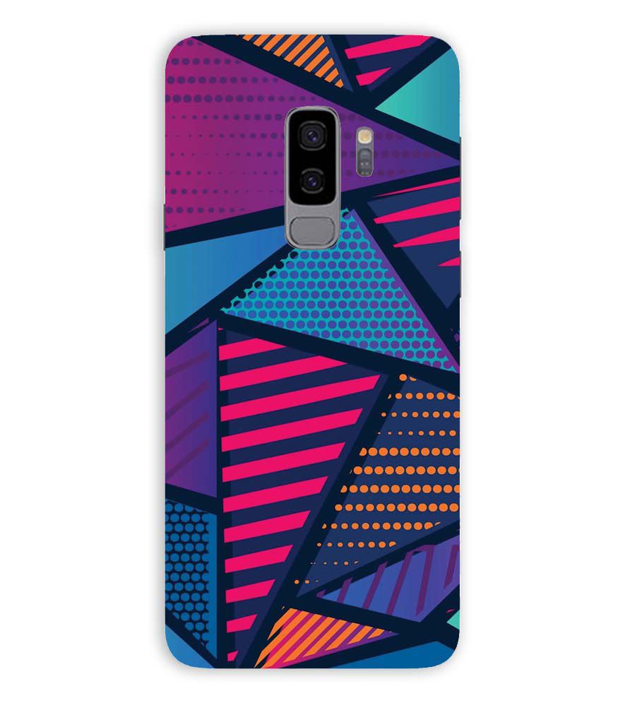 PS1335-Geometric Pattern Back Cover for Samsung Galaxy S9+ (Plus)