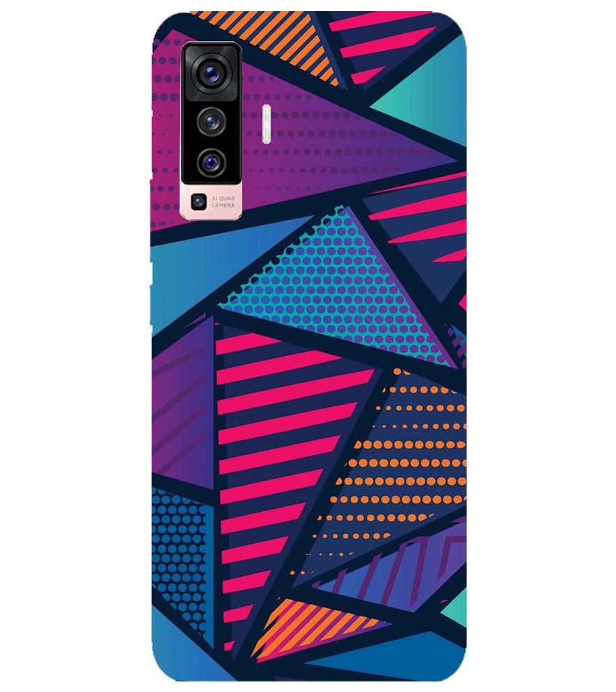 PS1335-Geometric Pattern Back Cover for vivo X50