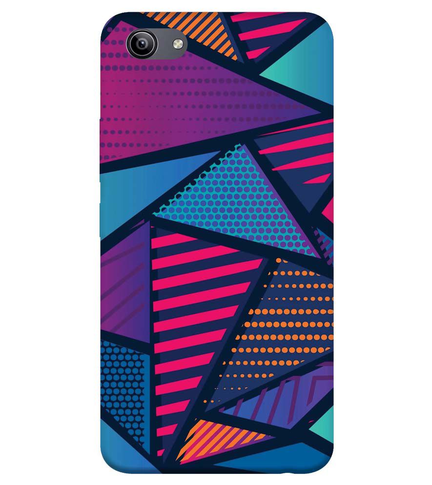 PS1335-Geometric Pattern Back Cover for Vivo Y81