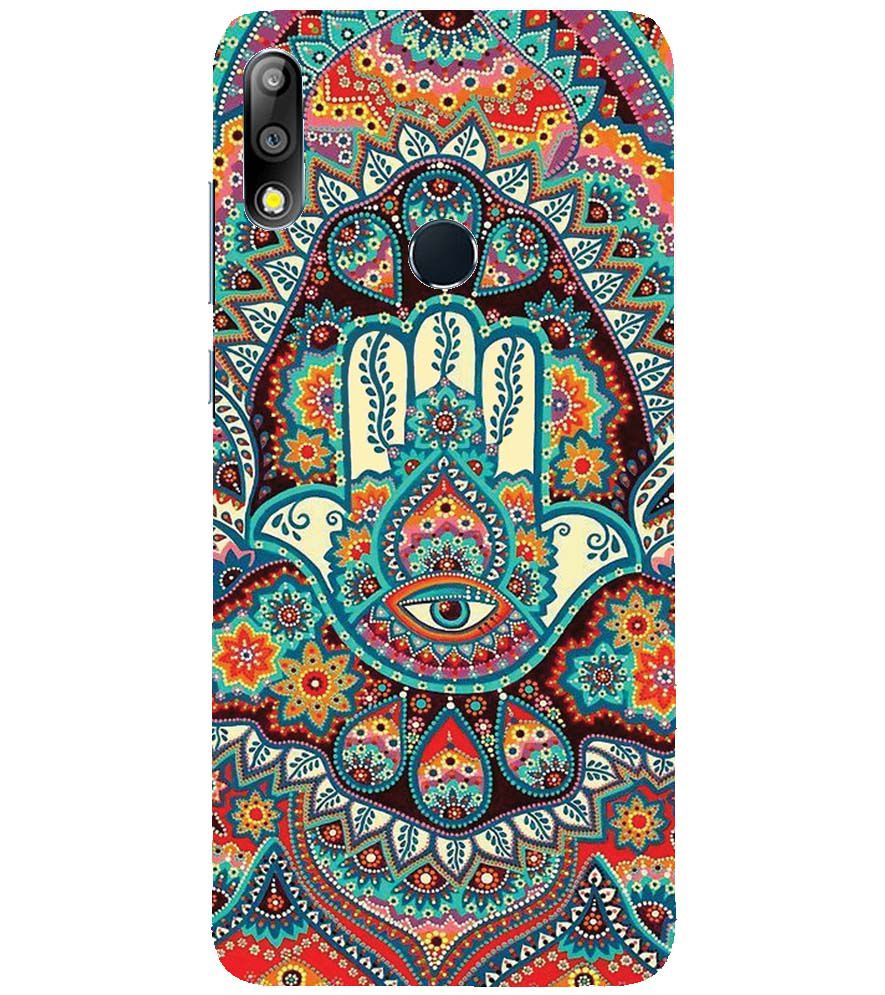 PS1336-Eye Hands Mandala Back Cover for Asus Zenfone Max Pro (M2) ZB631KL